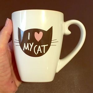 Ceramic Cup I Love My Cat Coffee Mug  XLarge 22oz